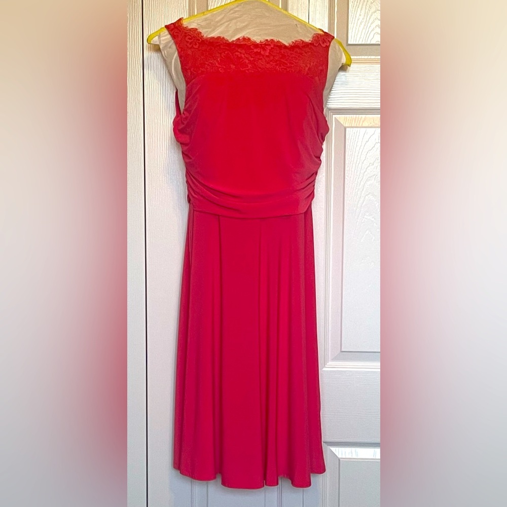 Coral dress